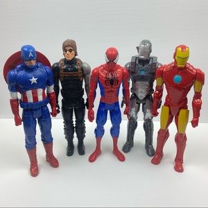 Hasbro Marvel Avengers Superhero Figures Assorted 6 Piece Lot